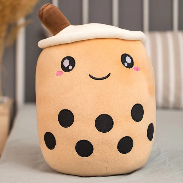 Mint In Box Toys Cuddly Bubble Milk Tea Plush Pillow – size comparison 25cm 35cm 50cm