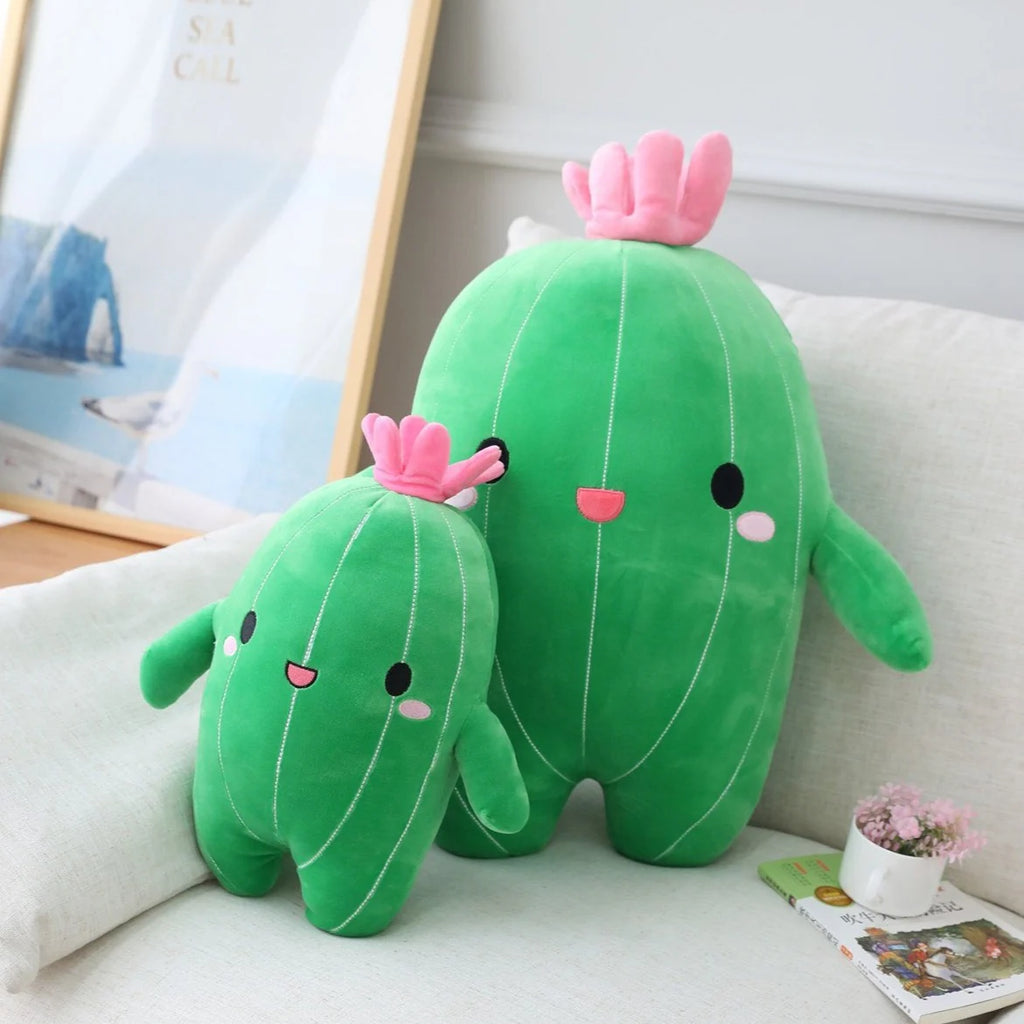 Green Cactus Plush – Soft Cotton Cuddly Toy