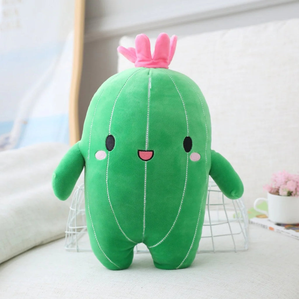 Green Cactus Plush – Soft Cotton Cuddly Toy