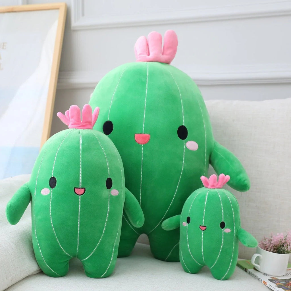 Green Cactus Plush – Soft Cotton Cuddly Toy