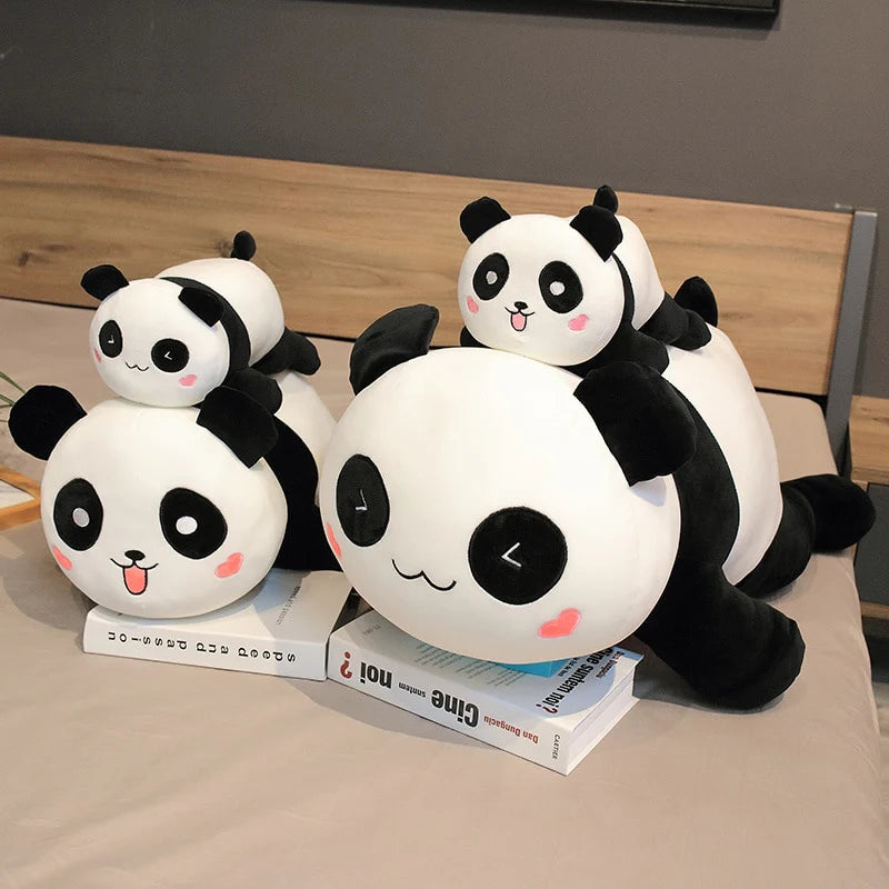 Mint In Box Toys Lying Panda Plush Pillow – lifestyle sofa styling