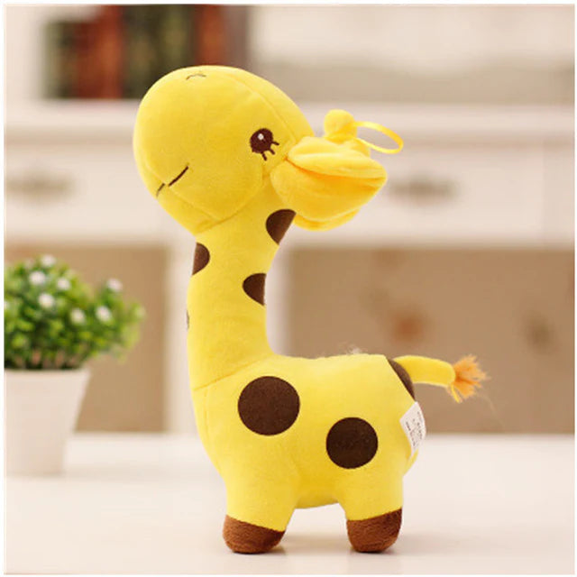 Mint In Box Toys Mini Colorful Giraffe Plushie – front view soft cotton
