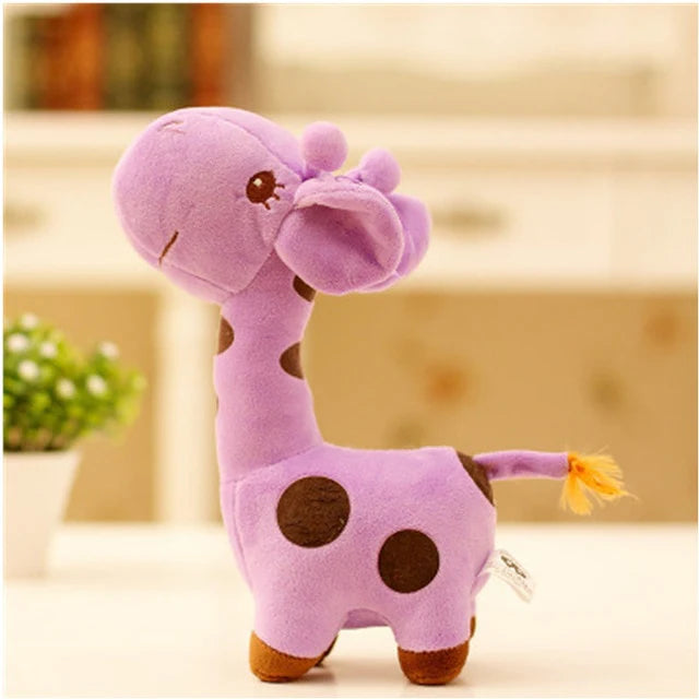 Mint In Box Toys Mini Colorful Giraffe Plushie – color variants overview