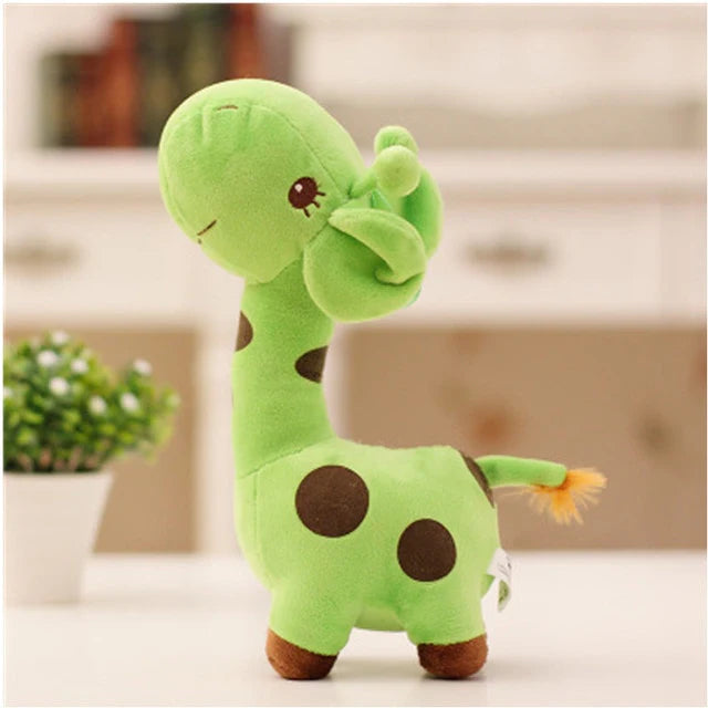 Mint In Box Toys Mini Colorful Giraffe Plushie – texture and fabric detail