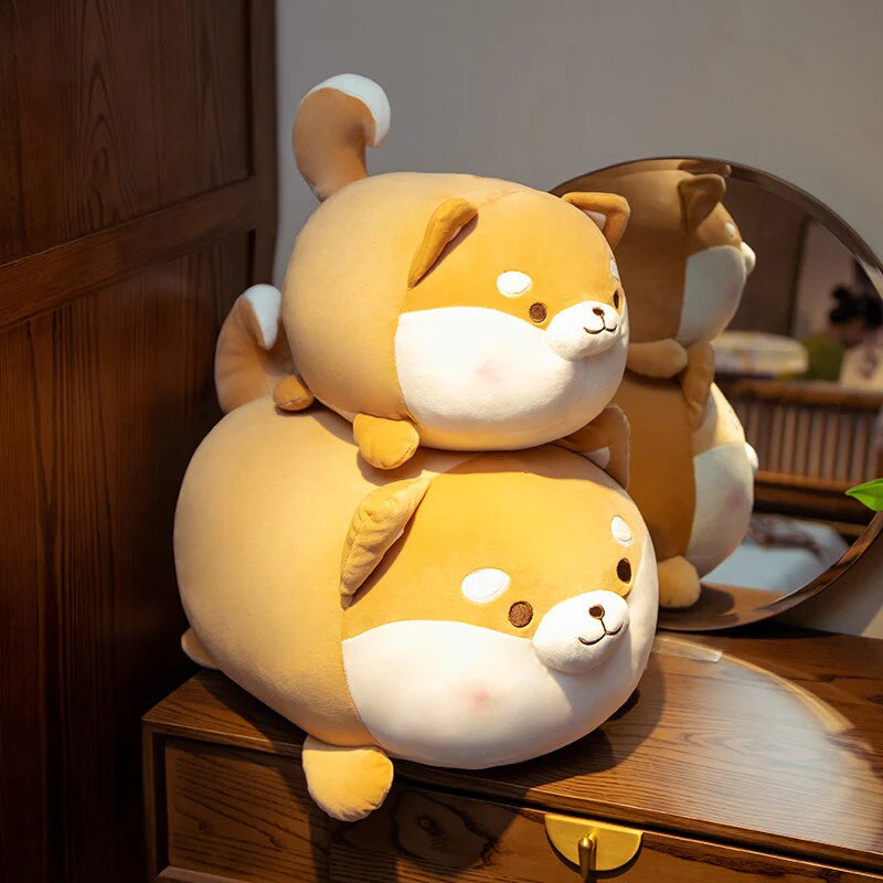 Mint In Box Toys Round Faced Shiba Inu Plush Collectible – back view