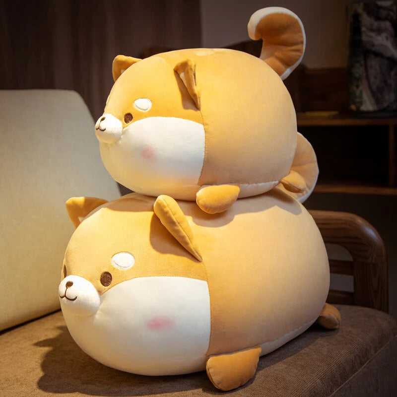 Mint In Box Toys Round Faced Shiba Inu Plush Collectible – size variants 35cm 50cm 70cm