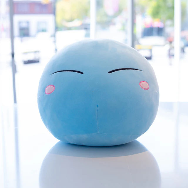 Mint In Box Toys Cute Slime Character Plush Pendant – front view blue variant