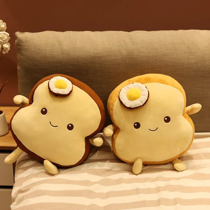 Soft Bread Plush – Cozy Cotton Cuddle Pillow