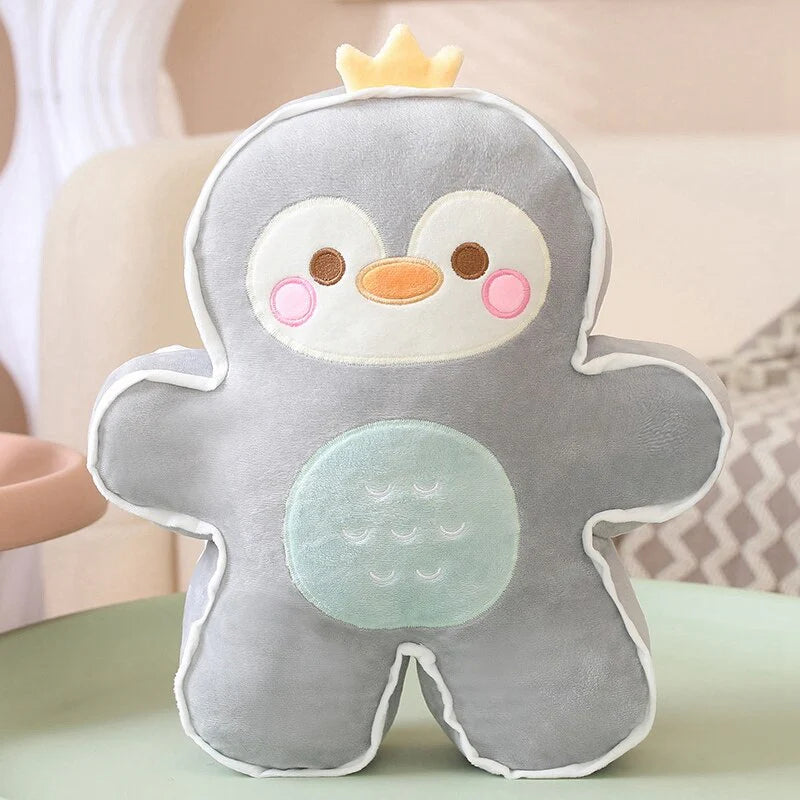 Mint In Box Toys Soft Gingerbread Man Plush Cushion – face expression closeup