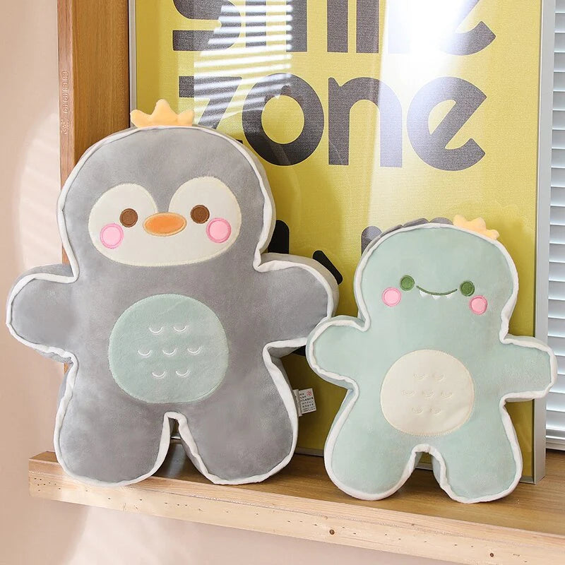 Mint In Box Toys Soft Gingerbread Man Plush Cushion – cotton texture detail