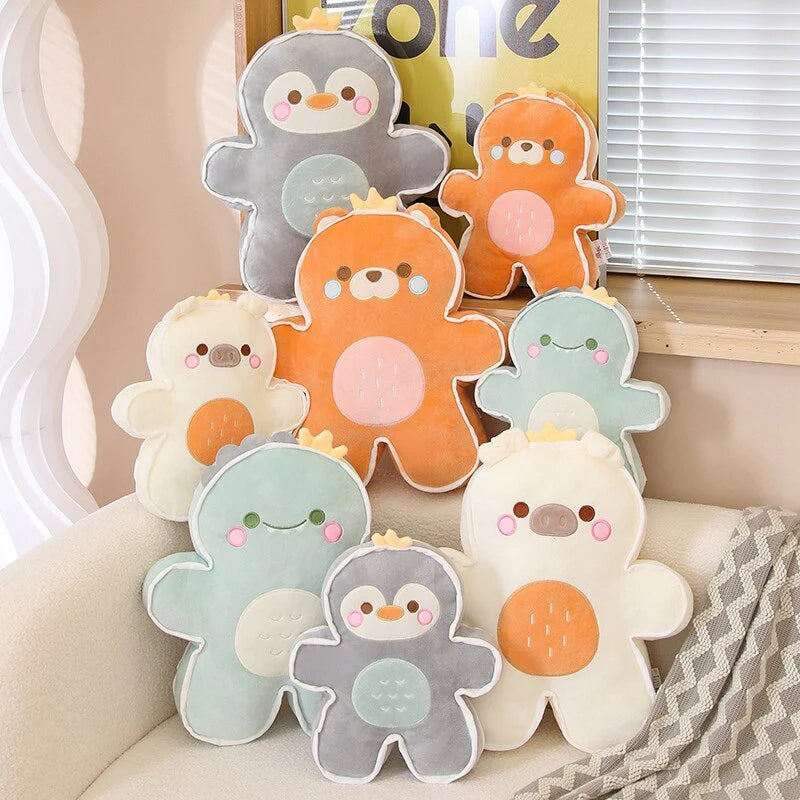 Mint In Box Toys Soft Gingerbread Man Plush Cushion – bedroom accent styling